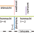 Takayama Station Map